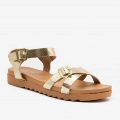 Weeboo Sturdy Cross-Buckled Sandal Newest Arrivals 16 Weeboo Sturdy Cross-Buckled Sandal Newest Arrivals