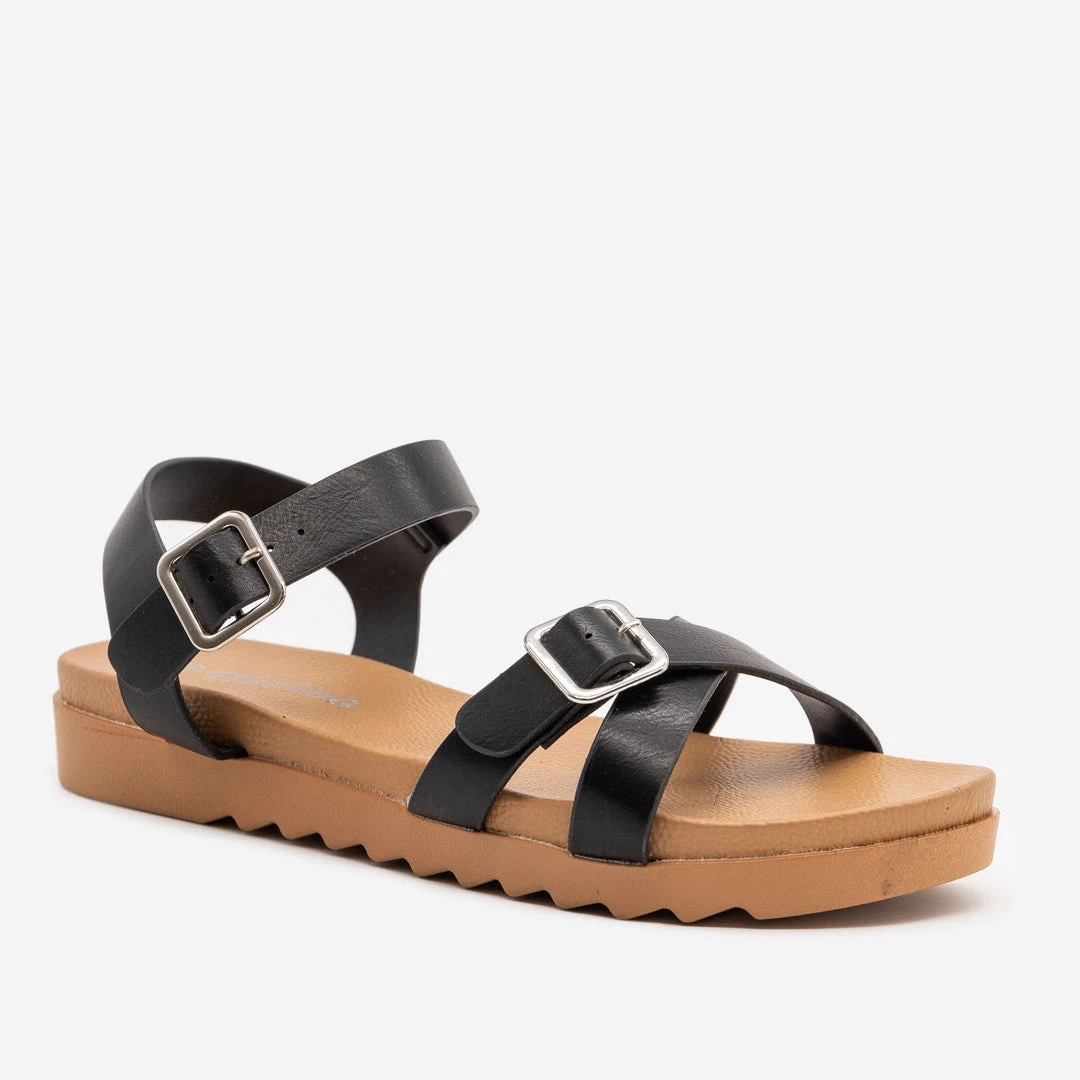 Weeboo Sturdy Cross-Buckled Sandal Newest Arrivals 1 Weeboo Sturdy Cross-Buckled Sandal Newest Arrivals