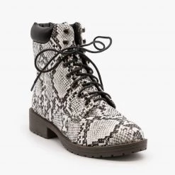Mata Newest Arrivals Animal Print Sturdy Essential Boots