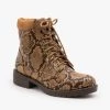 Mata Newest Arrivals Animal Print Sturdy Essential Boots
