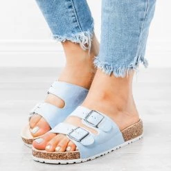 Forever Stylish Double Buckle Sandals Newest Arrivals