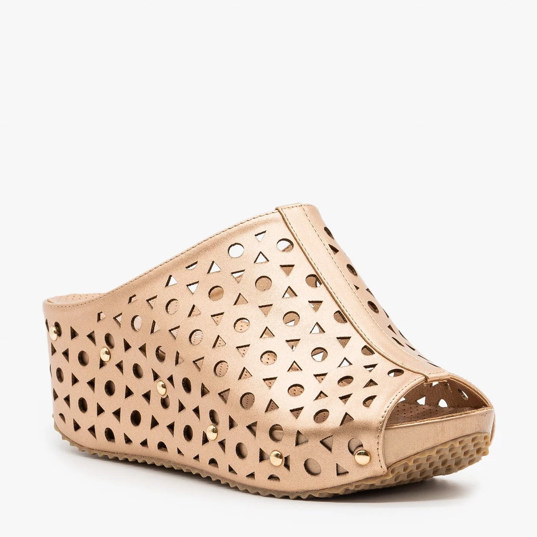 Refresh Stylish Platform Sandal Wedges 2 Refresh Stylish Platform Sandal Wedges