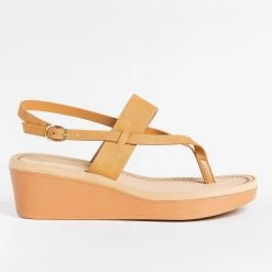 Bamboo Shoes Newest Arrivals Stylish Thong Wedge Sandals