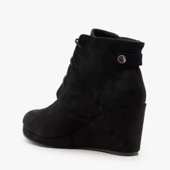 Chase & Chloe Stylish Wedge Heel Ankle Booties FINAL SALE 17 Chase & Chloe Stylish Wedge Heel Ankle Booties FINAL SALE