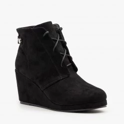 Chase & Chloe Stylish Wedge Heel Ankle Booties FINAL SALE 13 Chase & Chloe Stylish Wedge Heel Ankle Booties FINAL SALE