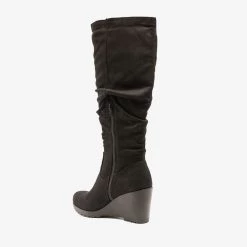Soda Shoes Stylish Wedged Knee High Boots FINAL SALE
