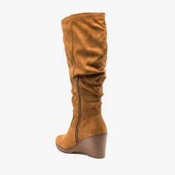 Soda Shoes Stylish Wedged Knee High Boots FINAL SALE