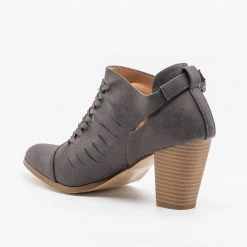 AMS Shoes Stylish Woven Ankle Booties