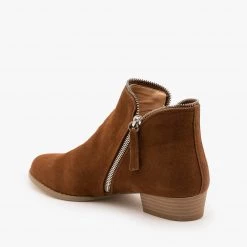 Shoetopia Newest Arrivals Stylish Zipper Ankle Booties FINAL SALE
