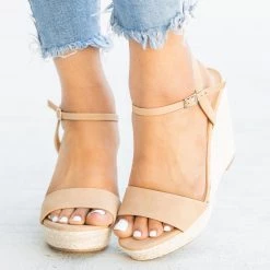 Soda Shoes Newest Arrivals Espadrille Open-toe Wedges