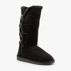 Forever Newest Arrivals Super Cozy Button Boots