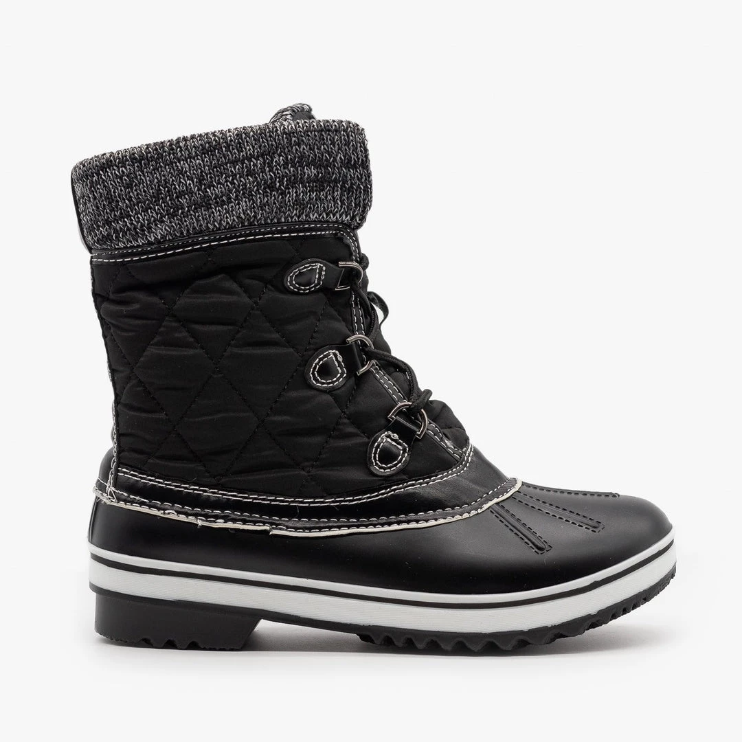 Forever Sweater Cuff Quilted Snow Boots Newest Arrivals 5 Forever Sweater Cuff Quilted Snow Boots Newest Arrivals