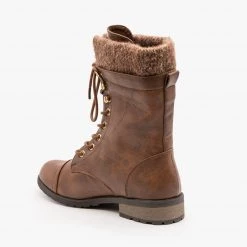 Forever Sweater Knit Combat Boots FINAL SALE