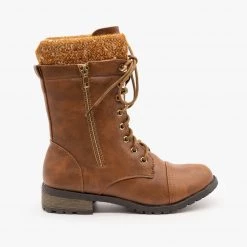 Forever Sweater Knit Combat Boots FINAL SALE