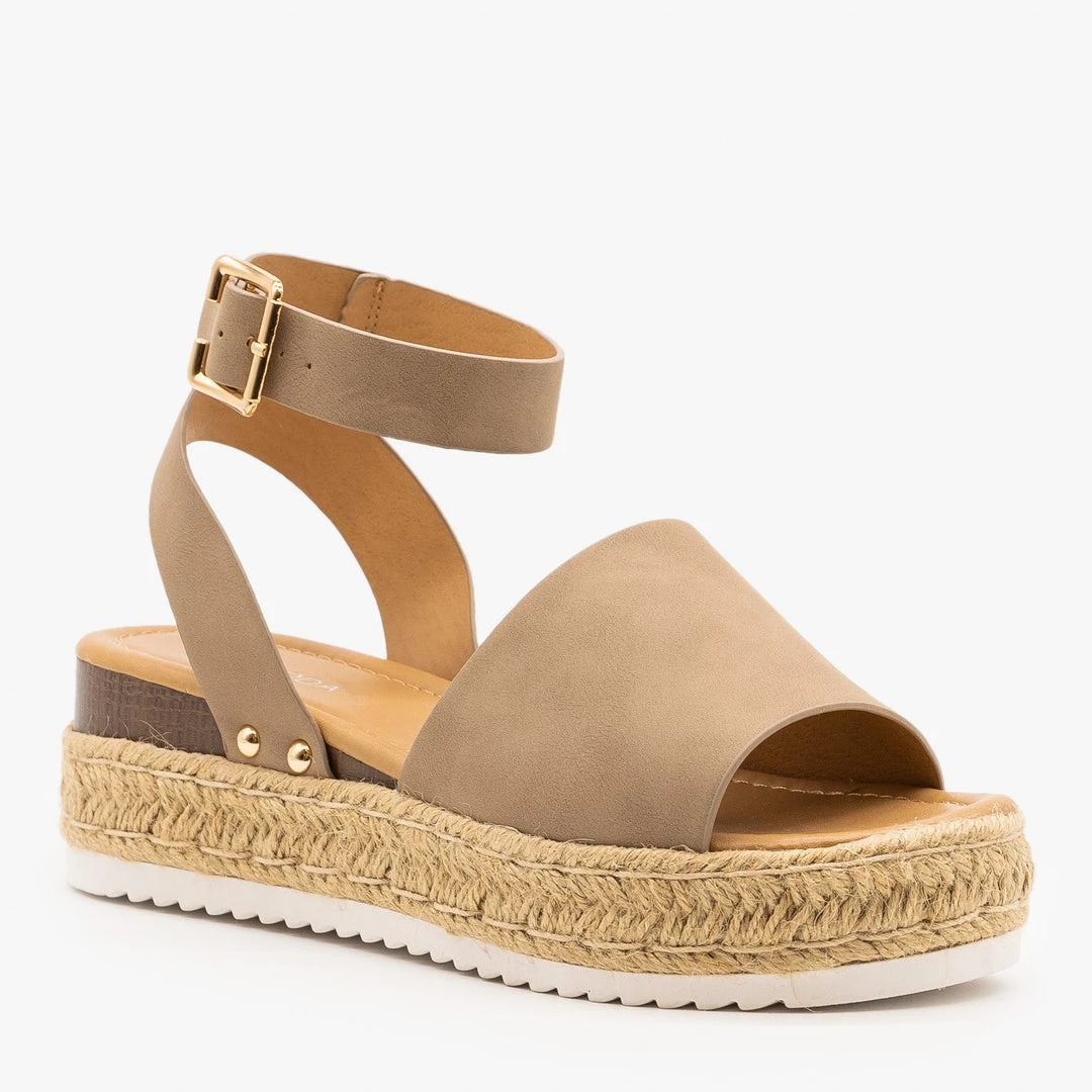 Top Moda Sweet And Simple Espadrille Platform Sandals 5 Top Moda Sweet And Simple Espadrille Platform Sandals