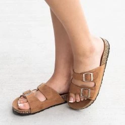 Weeboo Newest Arrivals Sweet Cork Strap Sandals
