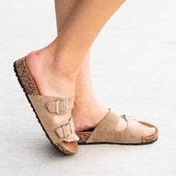 Weeboo Newest Arrivals Sweet Cork Strap Sandals