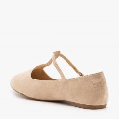 Bella Marie Sweet T-Strap Ballet Flats Newest Arrivals