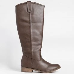 Breckelle's Tall Faux Leather Boots