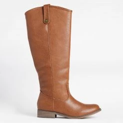 Breckelle's Tall Faux Leather Boots