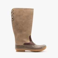 Yoki Tall Faux Leather Duck Boots FINAL SALE