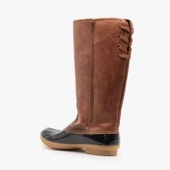 Yoki Tall Faux Leather Duck Boots FINAL SALE
