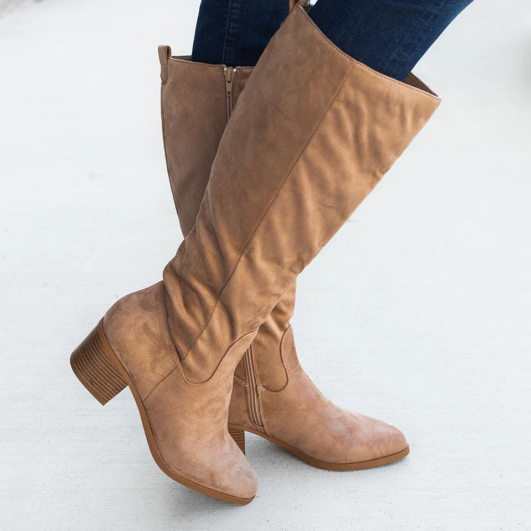 Cherish Tall Faux Suede Boots Newest Arrivals 6 Cherish Tall Faux Suede Boots Newest Arrivals