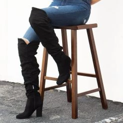 Bamboo Shoes Newest Arrivals Tall Scrunched Boots