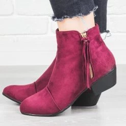 Nature Breeze Tassel Zipper Pull Booties Newest Arrivals 19 Nature Breeze Tassel Zipper Pull Booties Newest Arrivals