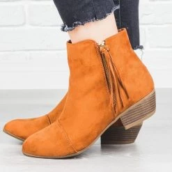 Nature Breeze Tassel Zipper Pull Booties Newest Arrivals 24 Nature Breeze Tassel Zipper Pull Booties Newest Arrivals