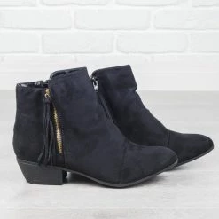 Nature Breeze Tassel Zipper Pull Booties Newest Arrivals 26 Nature Breeze Tassel Zipper Pull Booties Newest Arrivals