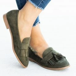 Calico Kiki Tasseled Fringe Loafer Flats Newest Arrivals
