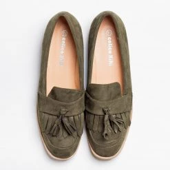 Calico Kiki Tasseled Fringe Loafer Flats Newest Arrivals