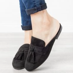 Refresh Newest Arrivals Tasseled Loafer Mules