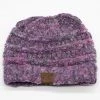 Shoetopia Newest Arrivals Violet Speckled CC Beanie