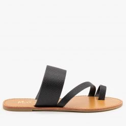 Mixx Shoes Textured Cross Strap Sandals Newest Arrivals