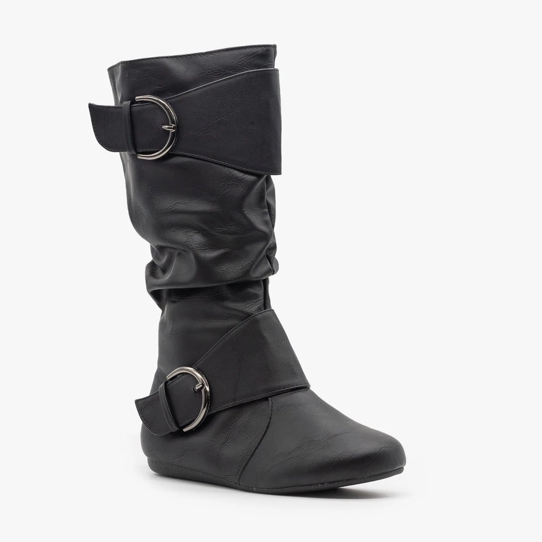 Forever Newest Arrivals Thick Strap Buckle Boots FINAL SALE 5 Forever Newest Arrivals Thick Strap Buckle Boots FINAL SALE
