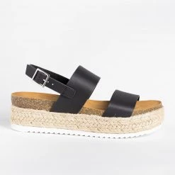 Soda Shoes Thick Strap Espadrille Sandals Newest Arrivals