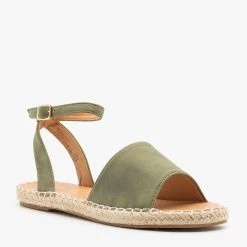 Bella Marie Newest Arrivals Thick Strap Open-Toe Espadrille Sandals