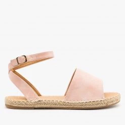 Bella Marie Newest Arrivals Thick Strap Open-Toe Espadrille Sandals