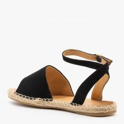Bella Marie Newest Arrivals Thick Strap Open-Toe Espadrille Sandals