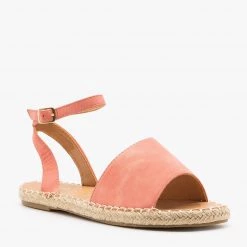 Bella Marie Newest Arrivals Thick Strap Open-Toe Espadrille Sandals