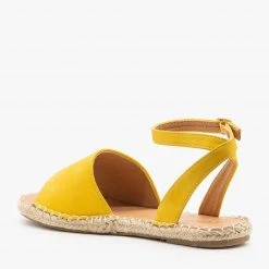 Bella Marie Newest Arrivals Thick Strap Open-Toe Espadrille Sandals