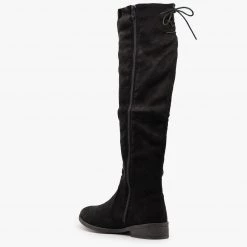 Weeboo Tie Back Knee High Boots