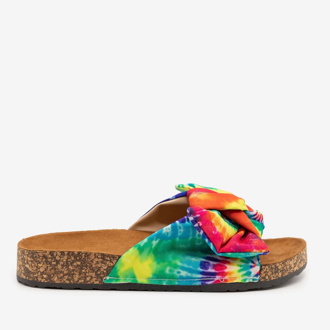 Mata Tie-Dye Cork Slides Newest Arrivals 2 Mata Tie-Dye Cork Slides Newest Arrivals
