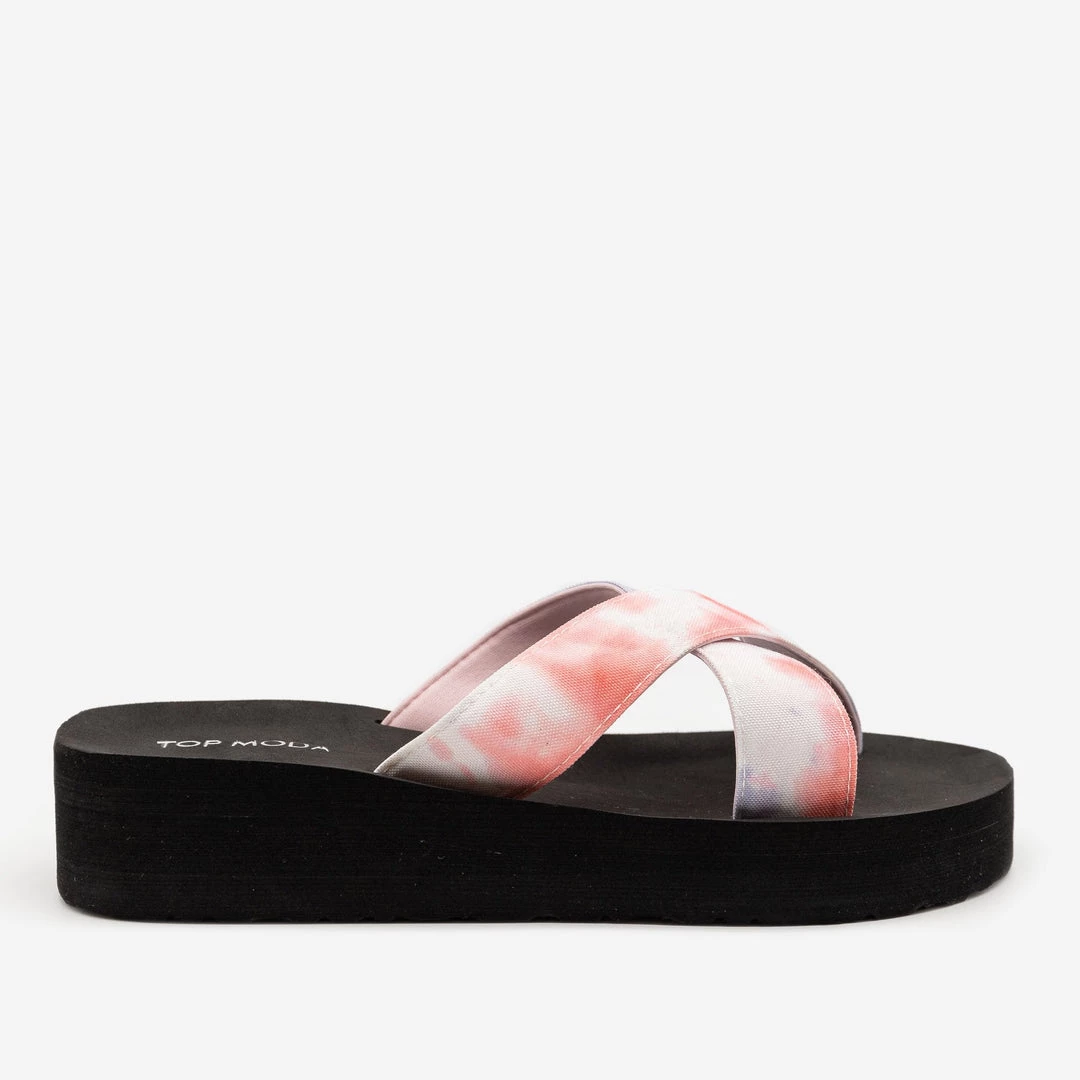 Top Moda Tie Dye Foam Sandals 3 Top Moda Tie Dye Foam Sandals