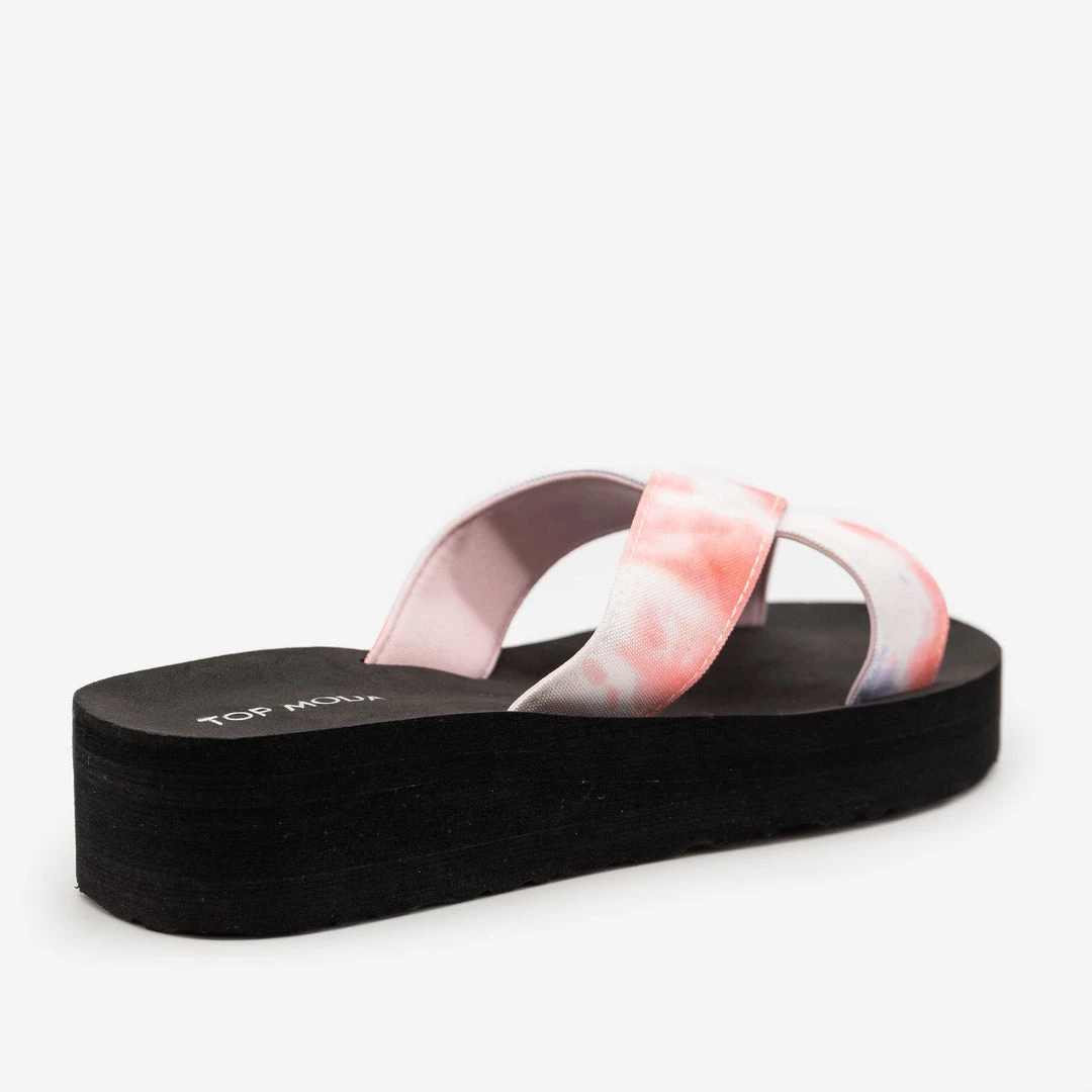 Top Moda Tie Dye Foam Sandals 2 Top Moda Tie Dye Foam Sandals