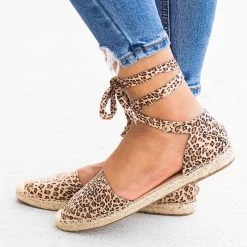 Soda Shoes Newest Arrivals Tie-Up Espadrille Flats