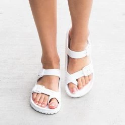 Yoki Toe Loop Slip-On Sandals