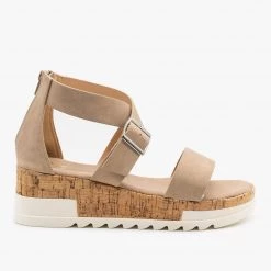 Yoki Newest Arrivals Treaded Chunky Cork Sandals